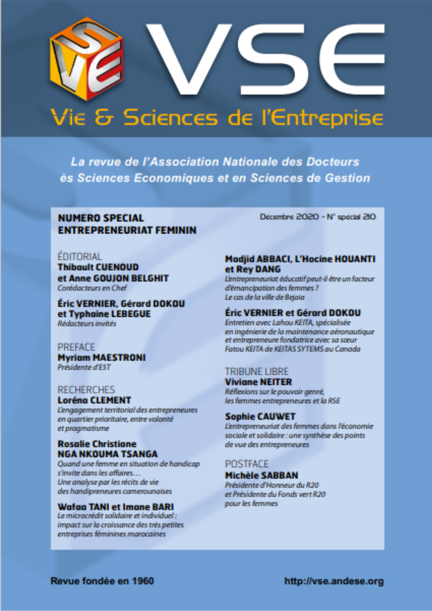 VSE publie notre article 
