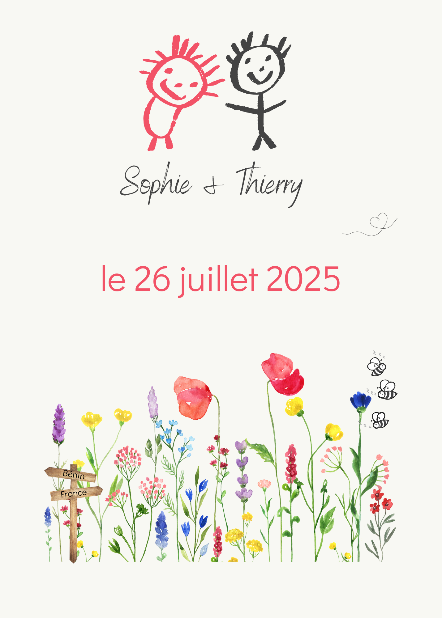 Notre mariage...